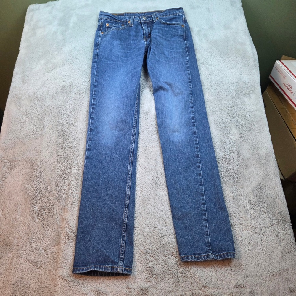 Levi's Blend 511 Slim Fit Jeans Mens W28 L32 Low Rise Straight Leg Medium Wash‎